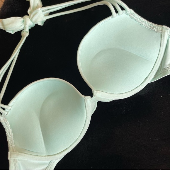 34B Vs Victoria’s Secret Bombshell Miraculous Adds-2Cups Bikini swim 2pc mint - Picture 4 of 11